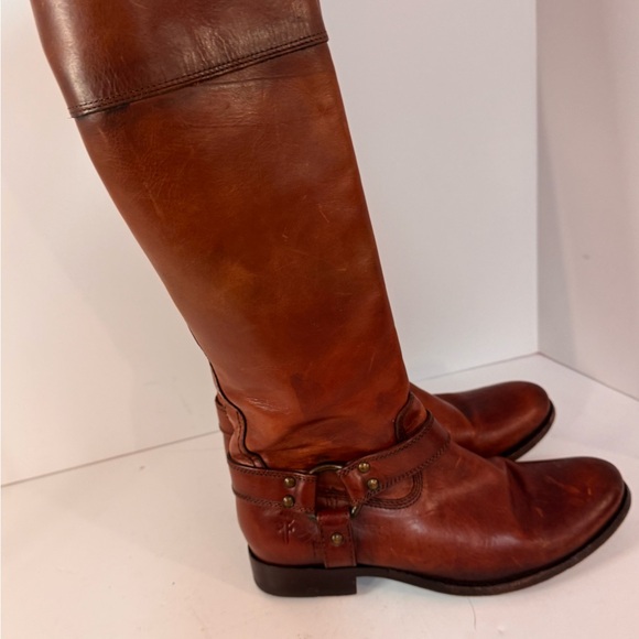 Frye Melissa Harness Riding Boots 7 - Picture 13 of 14